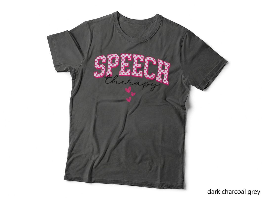Valentines Day Speech Therapy SLP Speech Therapist T-Shirt