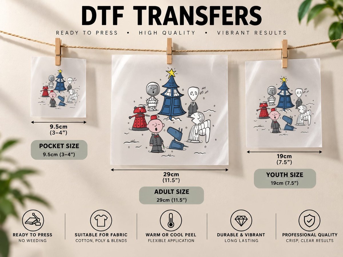 A Charlie Who Christmas DTF Transfer Iron On