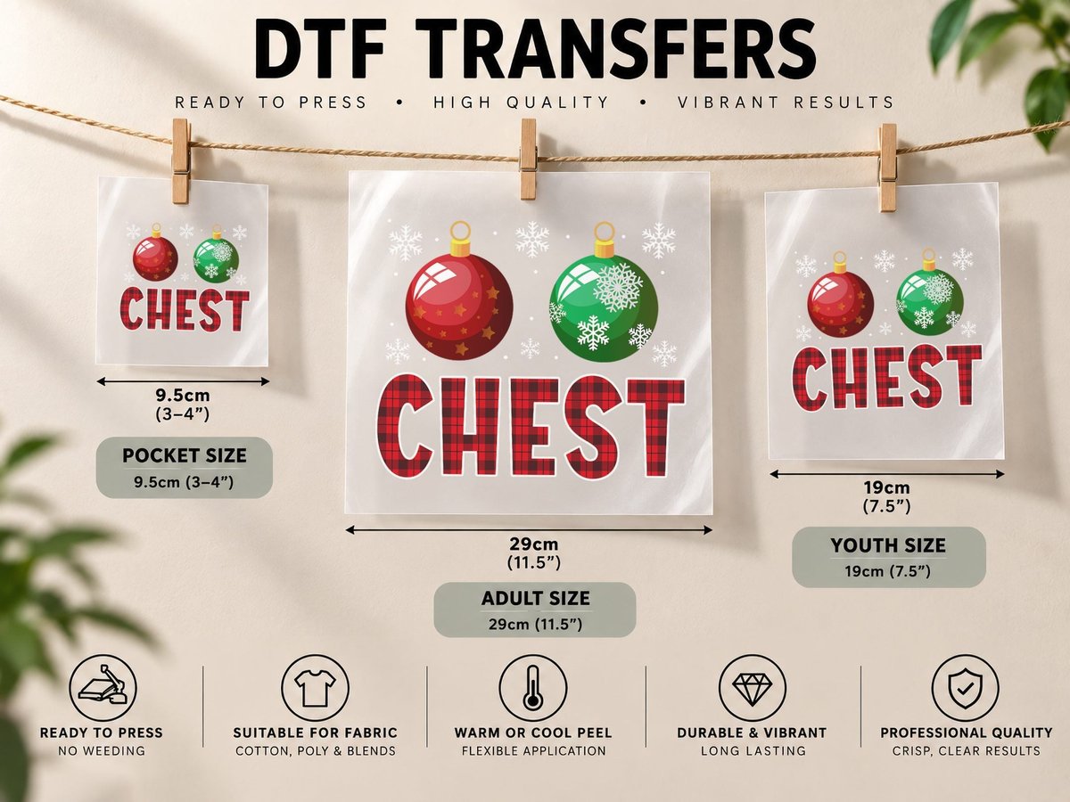 Chest Nuts Matching Chestnuts Funny Christmas Couples Xmas DTF Transfer Iron On