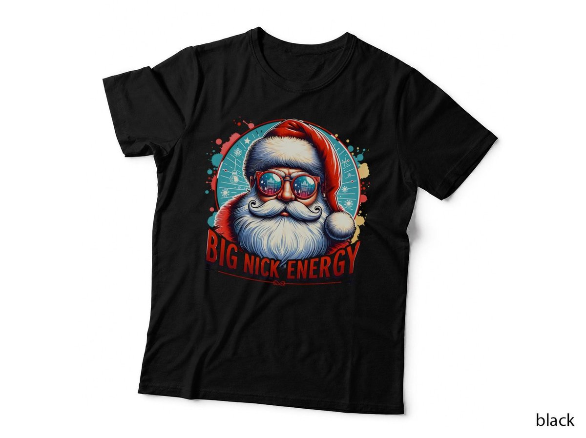 Christmas Big Nick Energy, Cozy Winter, Handmade Feel Cozy, Gift T-Shirt