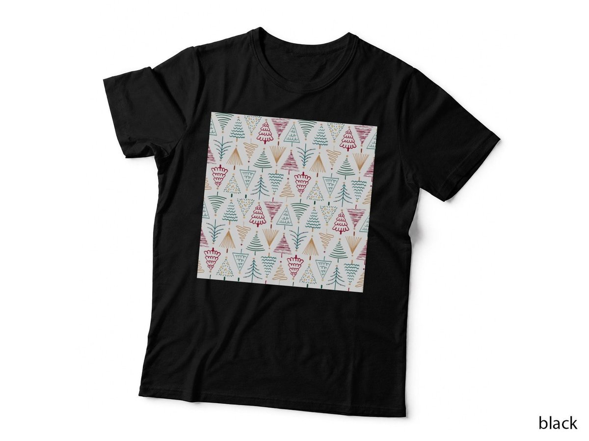 Christmas Tree Pattern T-Shirt