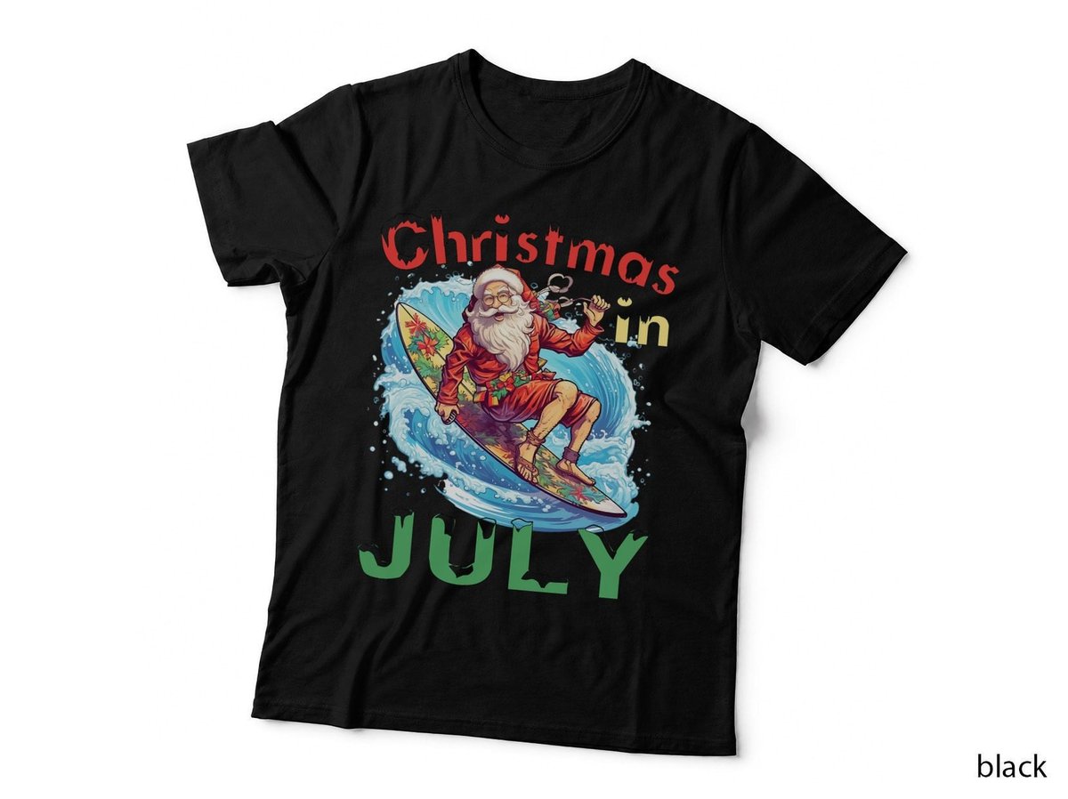 Christmas in July Summer Beach Vacation Xmas T-Shirt
