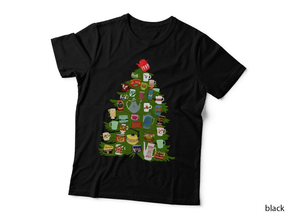 Coffee Christmas Tree T-Shirt