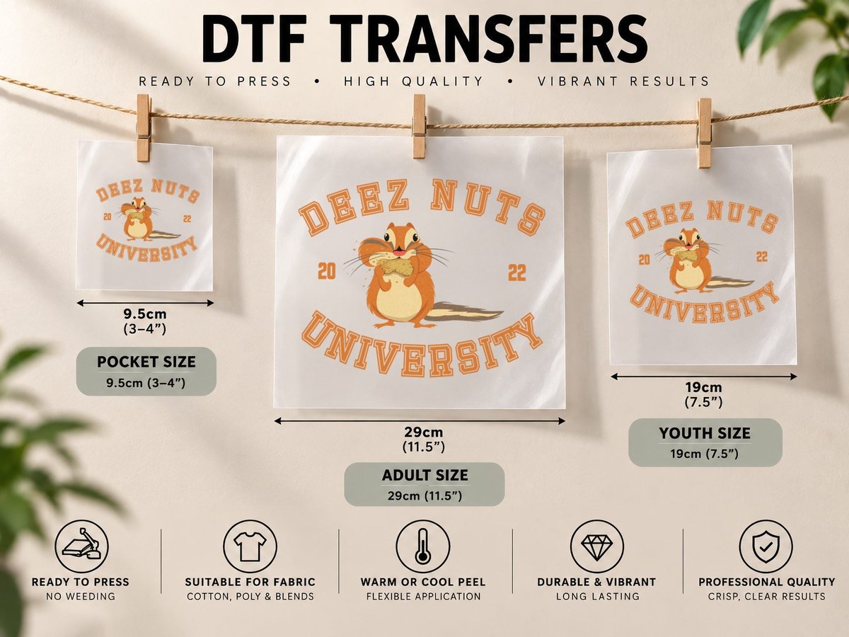 Funny Sarcastic Deez Nuts Nutcracker Ugly Christmas DTF Transfer Iron On