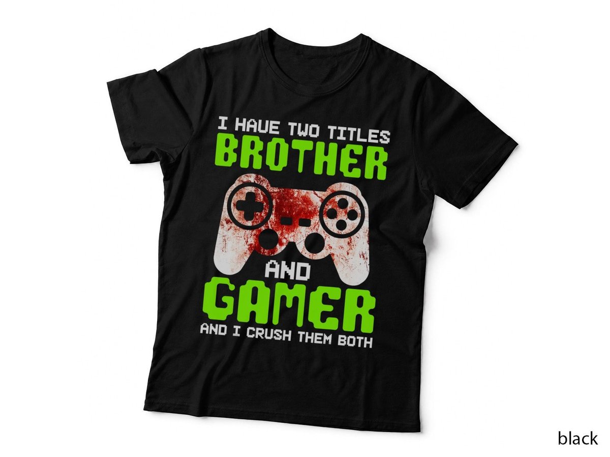 Gamer Vintage Video Games Christmas for Boys Brother Son T-Shirt