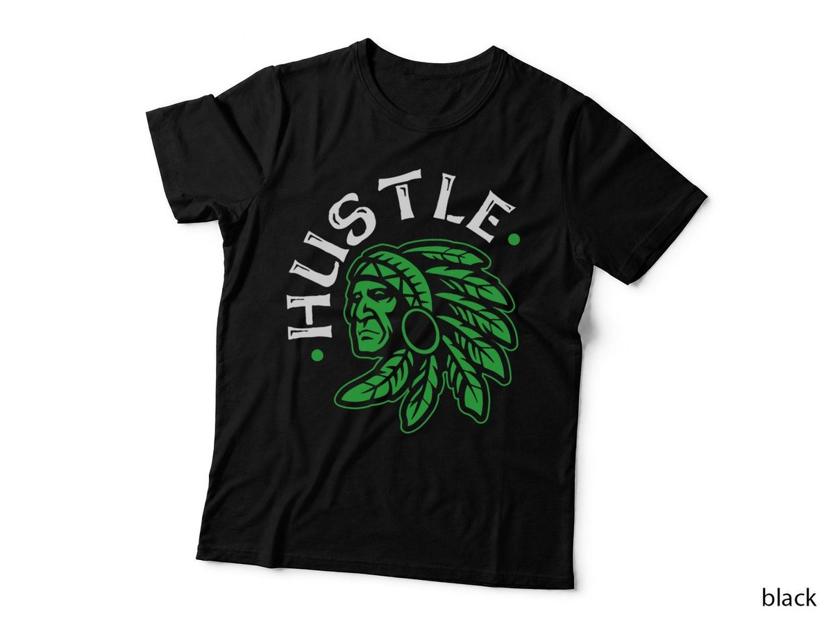 Hustle Tee with Native American Indian Rap Lover Christmas T-Shirt