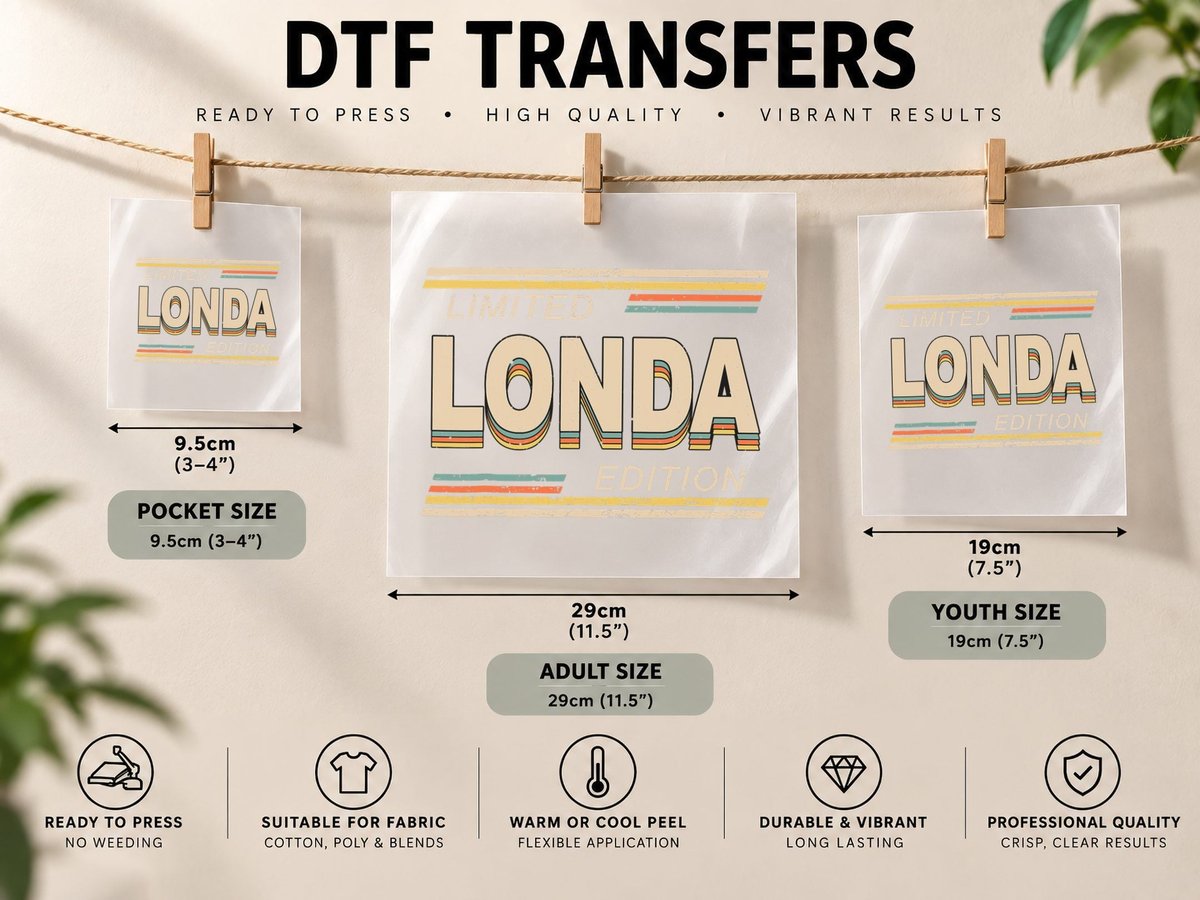 Londa Name Birthday & Christmas DTF Transfer Iron On