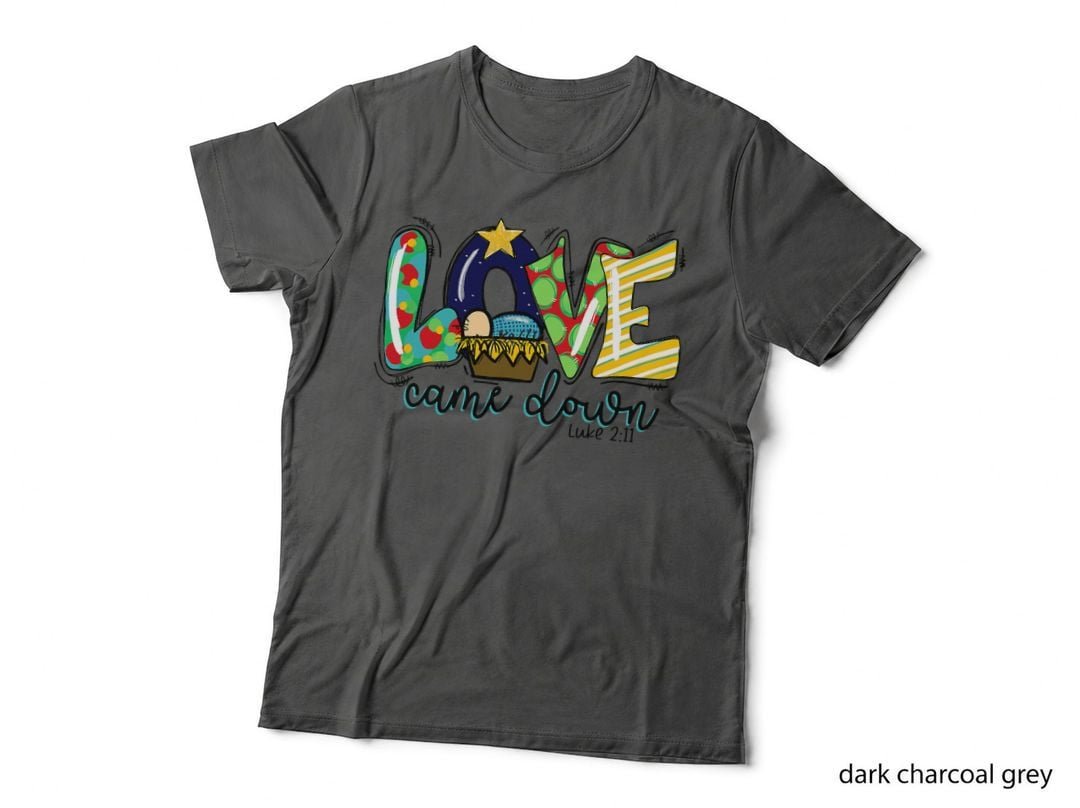 Love Came Down Luke 211 Baby Jesus Christmas Family Pajamas T-Shirt