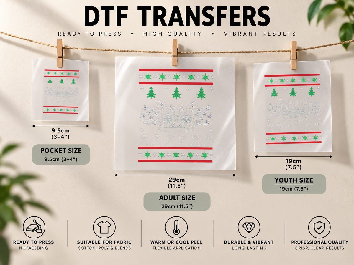 Mechanic Christmas Vintage DTF Transfer Iron On