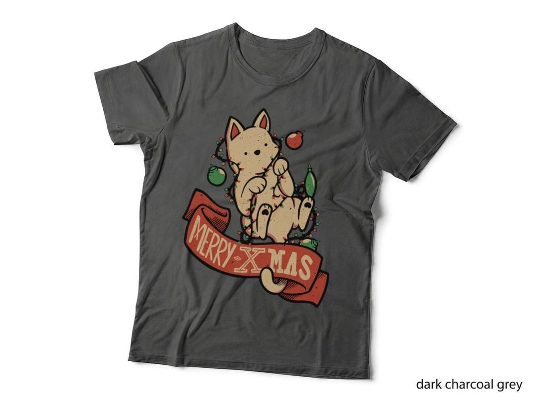 Merry Xmas Cat T-Shirt