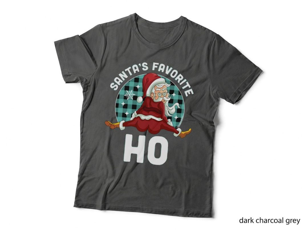 Santa's Favorite Ho - Xmas Naughty Santa Christmas Pajama T-Shirt