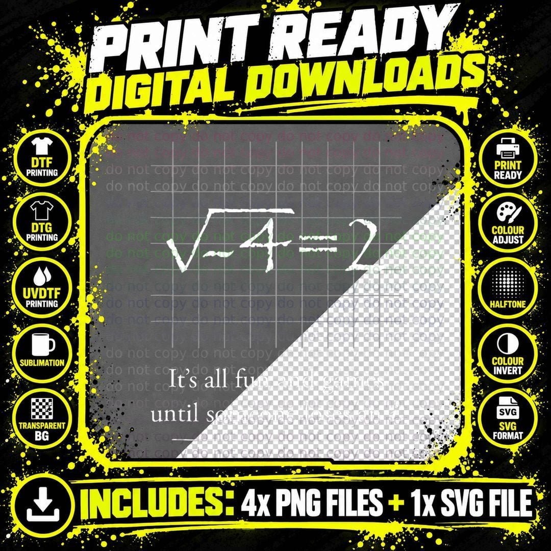 Someone Loses an I Funny Math Teacher Geeky Christmas Png SVG Digital Bundle