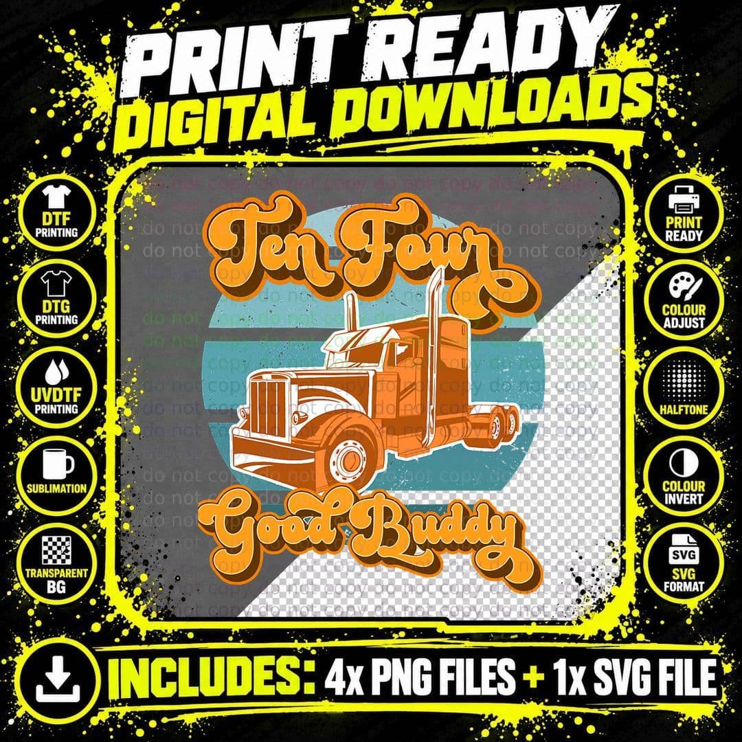 Vintage Trucking Bandit 1977 Outfits Snowman Design Art Png SVG Digital Bundle