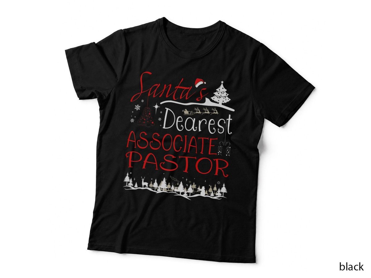 Associate Pastor Xmas Job Funny Christmas, Xmas Funny Christmas T-Shirt