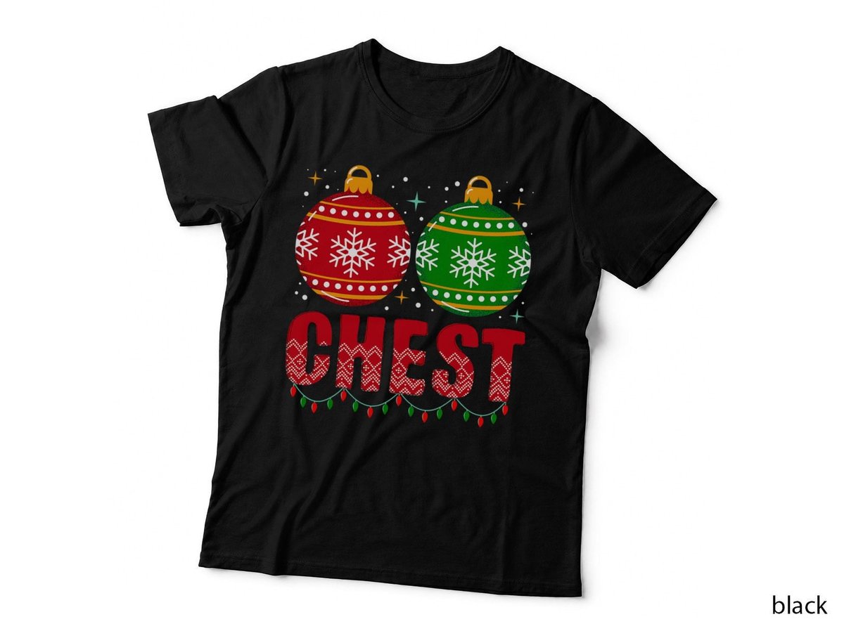 Chestnuts Matching Family Funny Chest Nuts Christmas Couple 1 T-Shirt