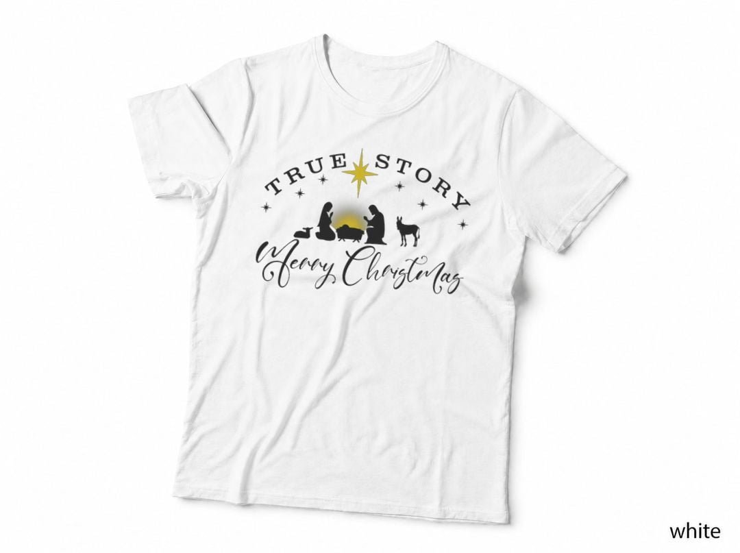 Christmas Nativity Shirt True Story Nativity Scene T-Shirt