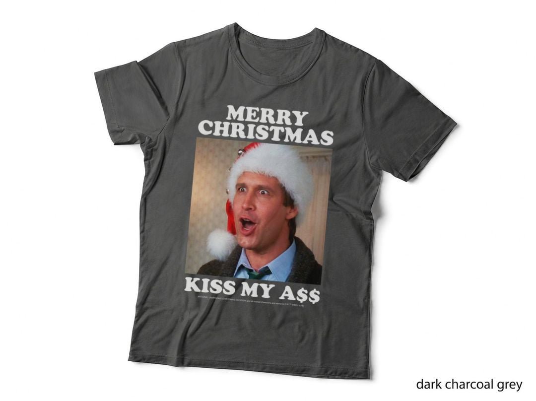 Christmas Vacation Merry Christmas Kiss My a$$ T-Shirt