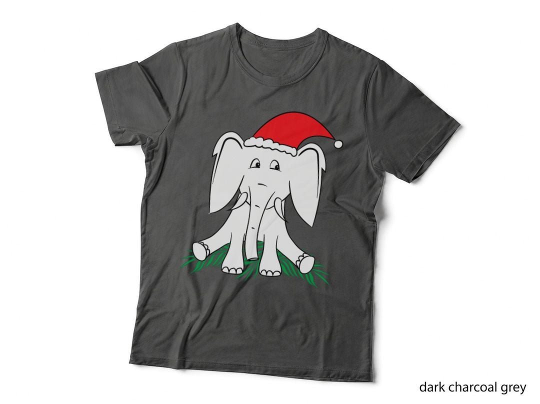 Christmas White Elephant Exchange Elephant Illustration T-Shirt