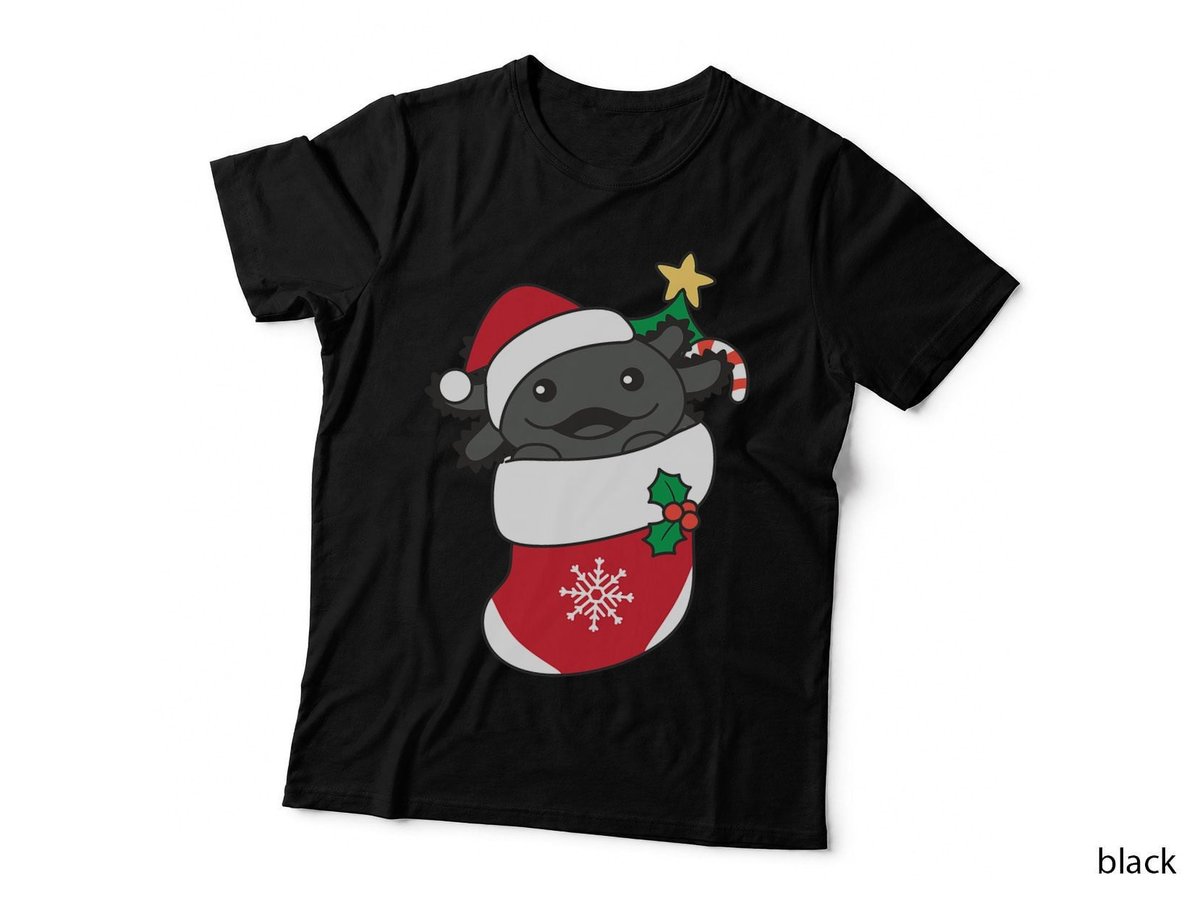 Cute Axolotl for Christmas Axolotl T-Shirt
