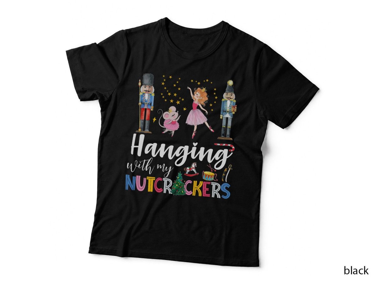 Hanging with My Nutcrackers Squad Christmas Ballet Dance T-Shirt
