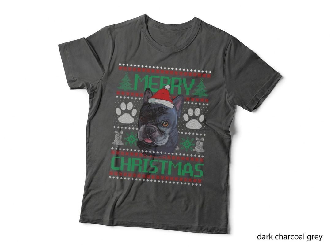 Holiday 365 Christmas French Bulldog Funny Animal Gift T-Shirt