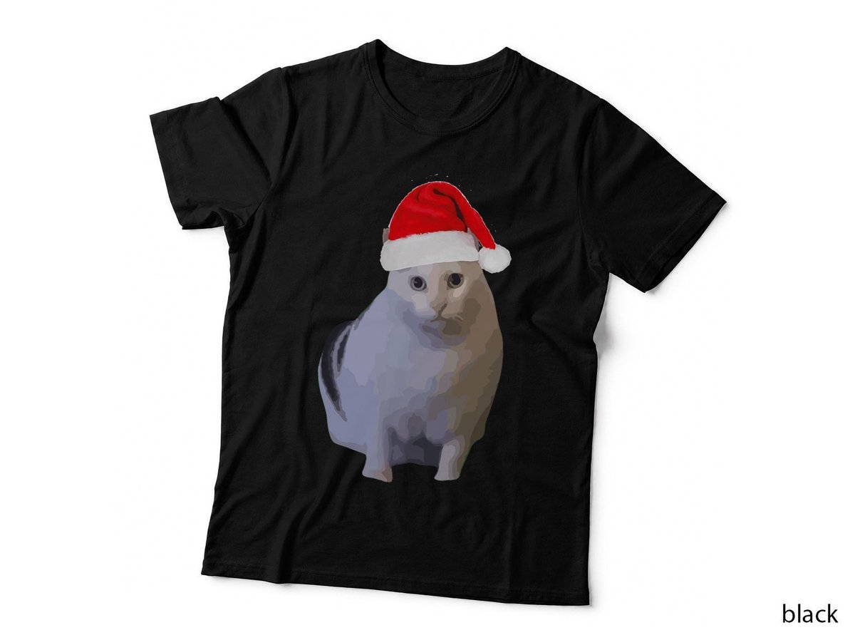 Huh! Cat Meme, Popular Internet Meme CAT DAY Christmas T-Shirt