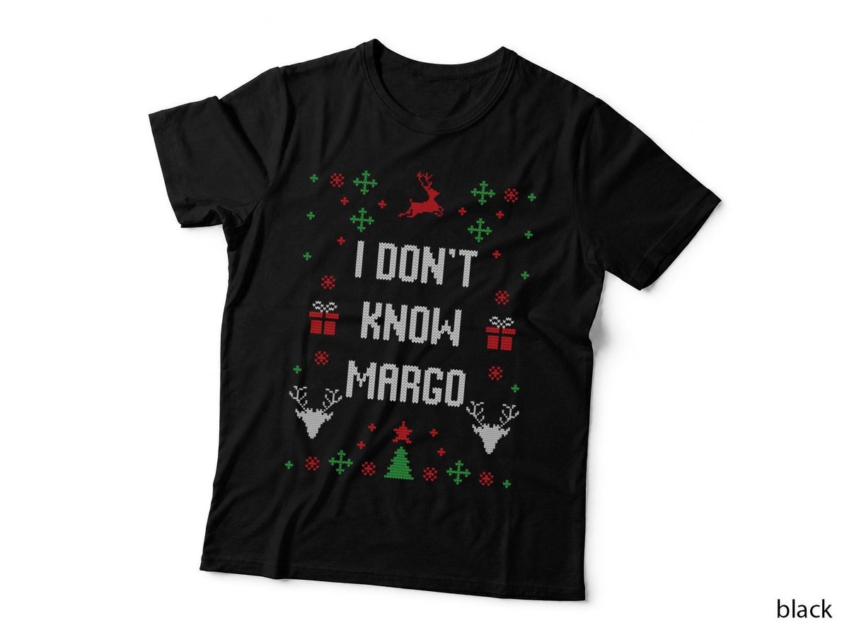 I Don't Know Margo. Ugly Christmas Sweater Pullover Hoodie T-Shirt