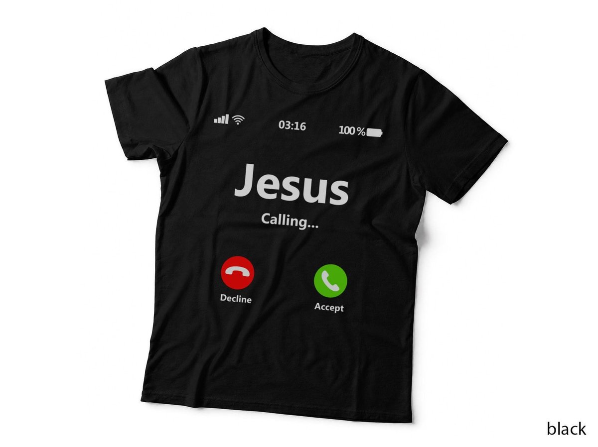 Jesus Is Calling Christian T Shirt Christmas Xmas Pullover Hoodie