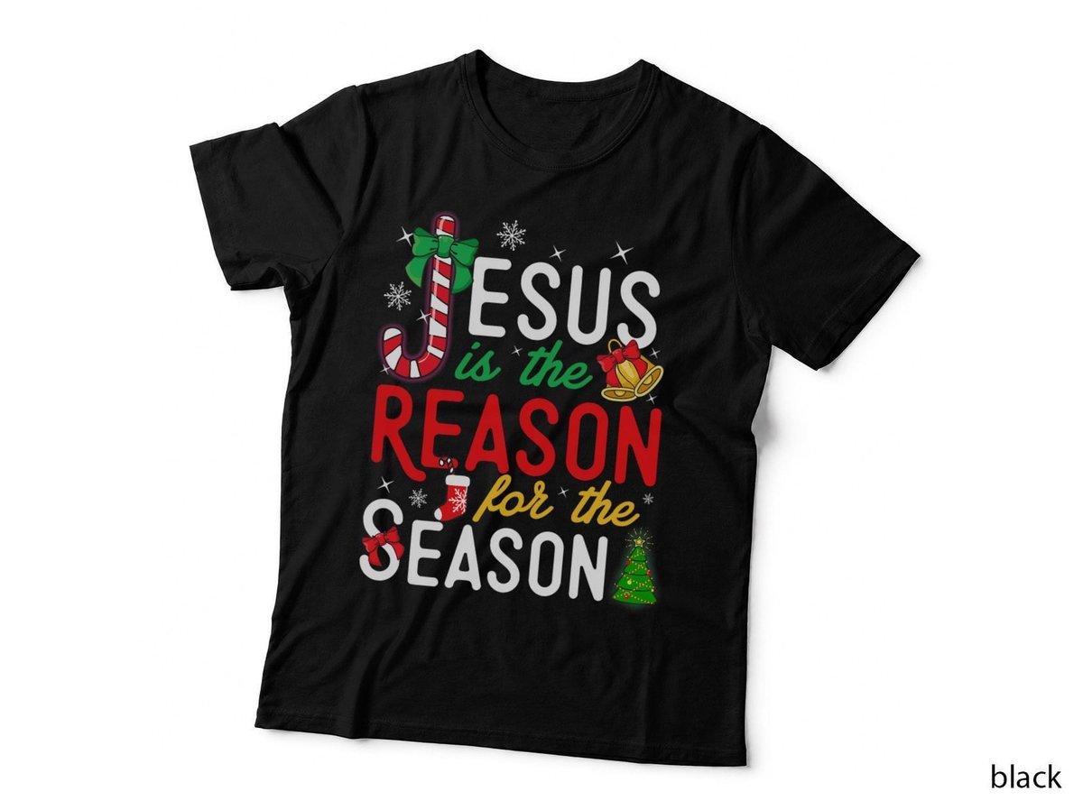 Jesus Is the Reason for Christmas Christian Xmas Stocking T-Shirt