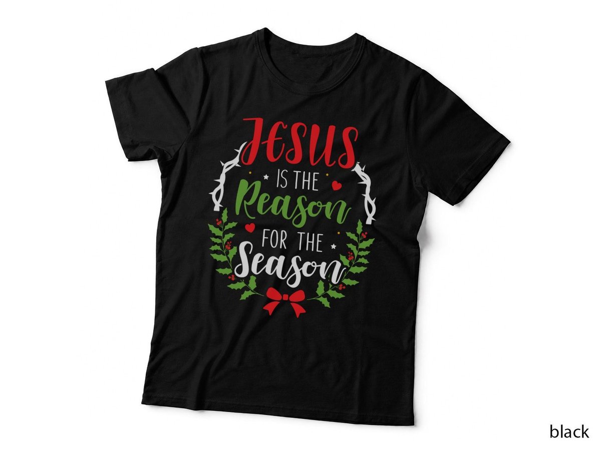 Jesus Is the Reason for the Season Christian Christmas Pullover Hoodie T-Shirt