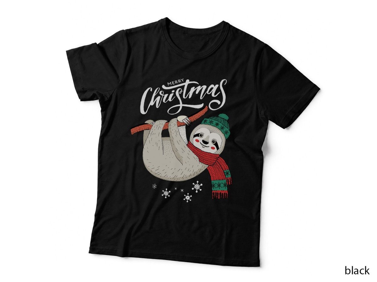 Merry Christmas Slothmas Sloth Lovers Xmas Holiday Gift T-Shirt