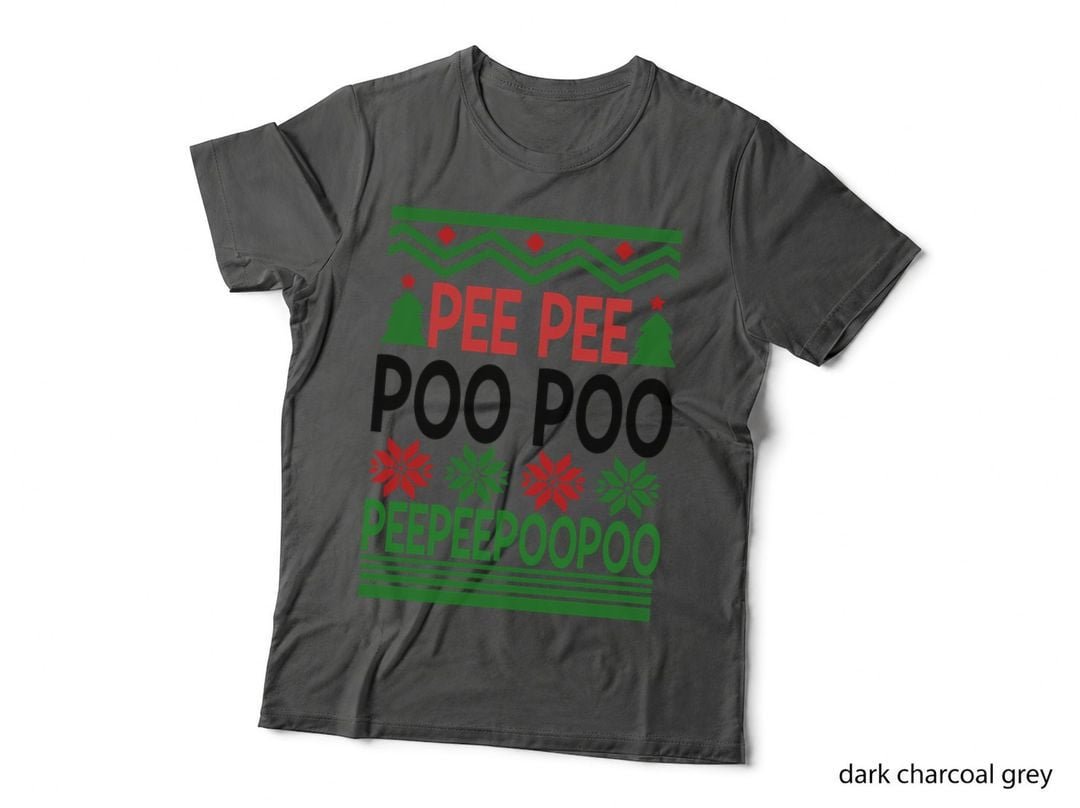 Peepee Poopoo Ugly Christmas Sweatshirt, Festive Wear, Holiday Gift T-Shirt