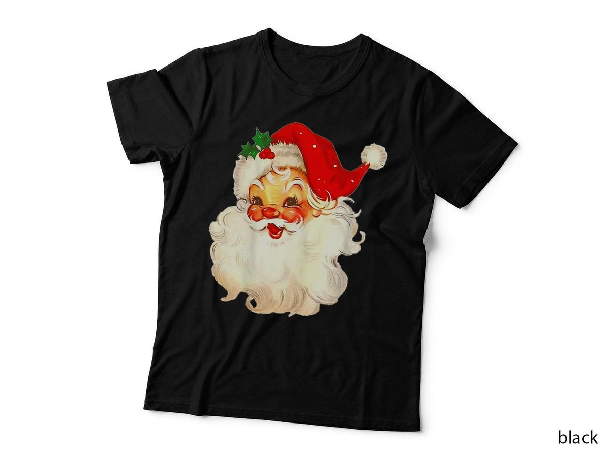 Red Santa Claus Red Christmas Design Graphic T-Shirt