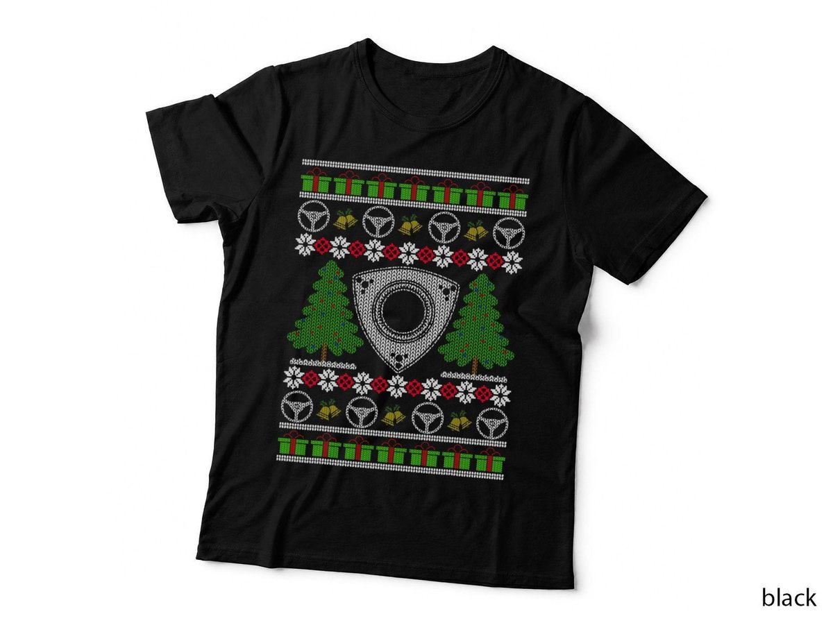 Rotary Engine Ugly Christmas Sweater Wankel Sports Car Lover T-Shirt