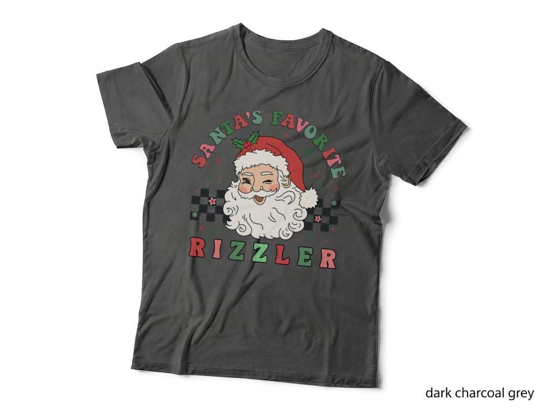 Santa's Favorite Rizzler W Rizz Christmas Xmas T-Shirt