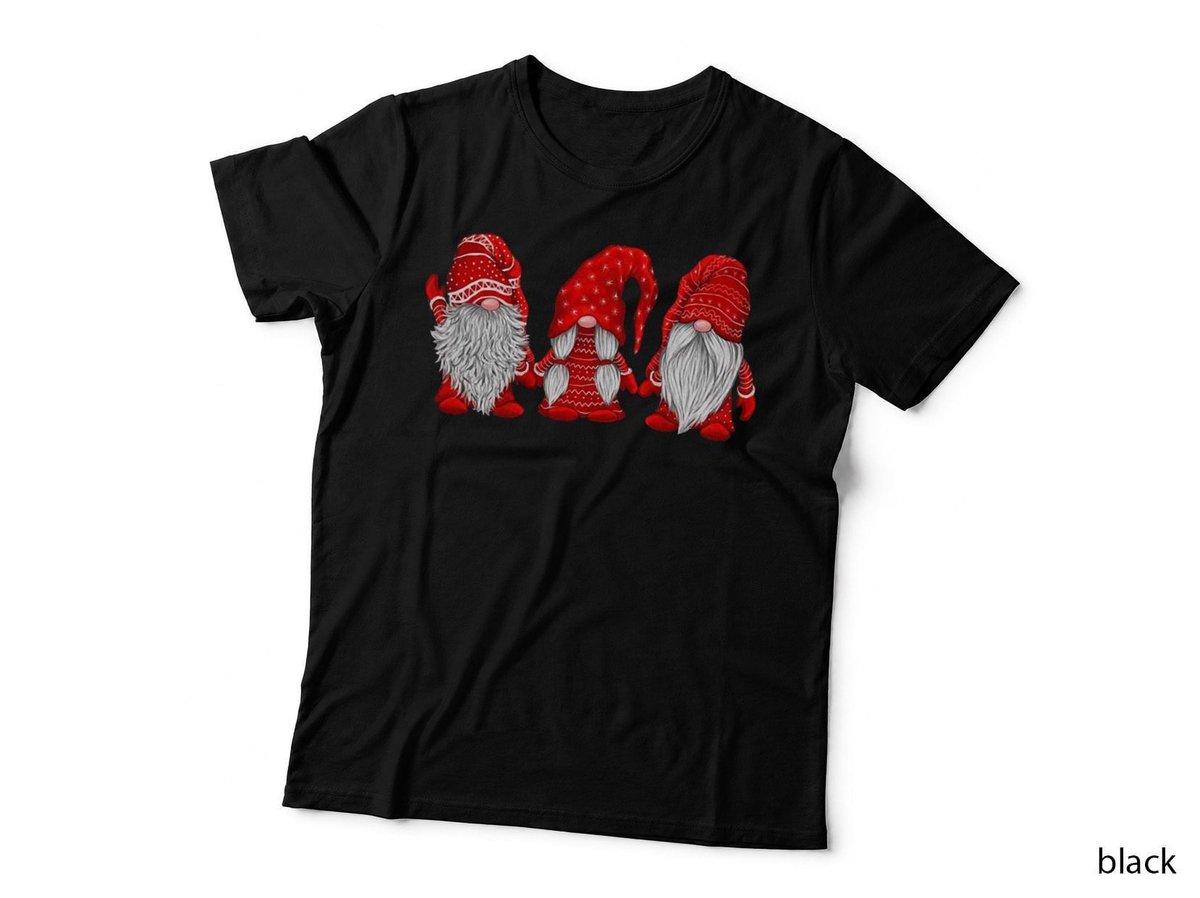 Three Gnomes in Red Costume Christmas - Hanging with Gnomes Sweatshirt T-Shirt