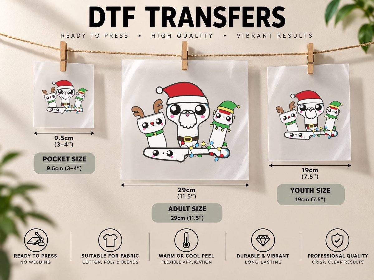 Ultrasound Tech Sonographer Radiology Sonography Christmas DTF Transfer Iron On