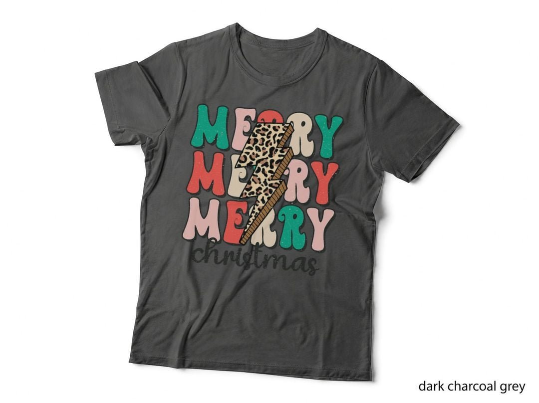 Vintage Merry Christmas T-Shirt, Vintage Xmas Gift Men Women T-Shirt
