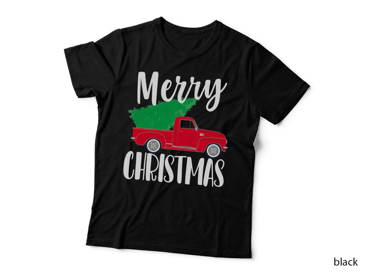 Vintage Wagon Christmas Tree on Car Xmas Vacation T-Shirt