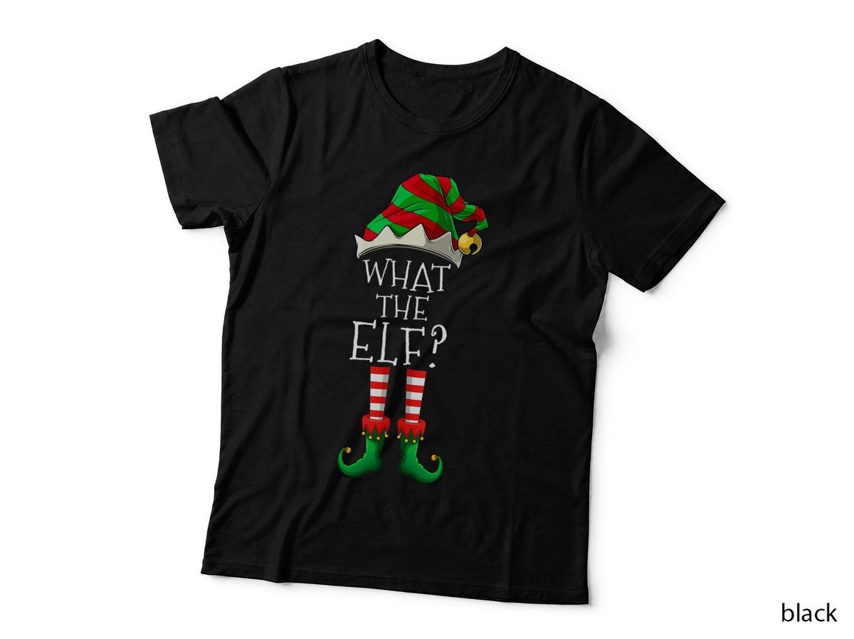 What the Elf Matching Family Group Christmas Party Pajama T-Shirt