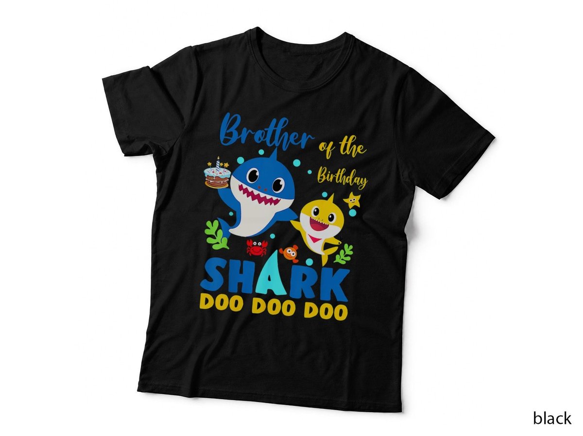Brother Shark Shirt Halloween Christmas Boys Men Family T-Shirt