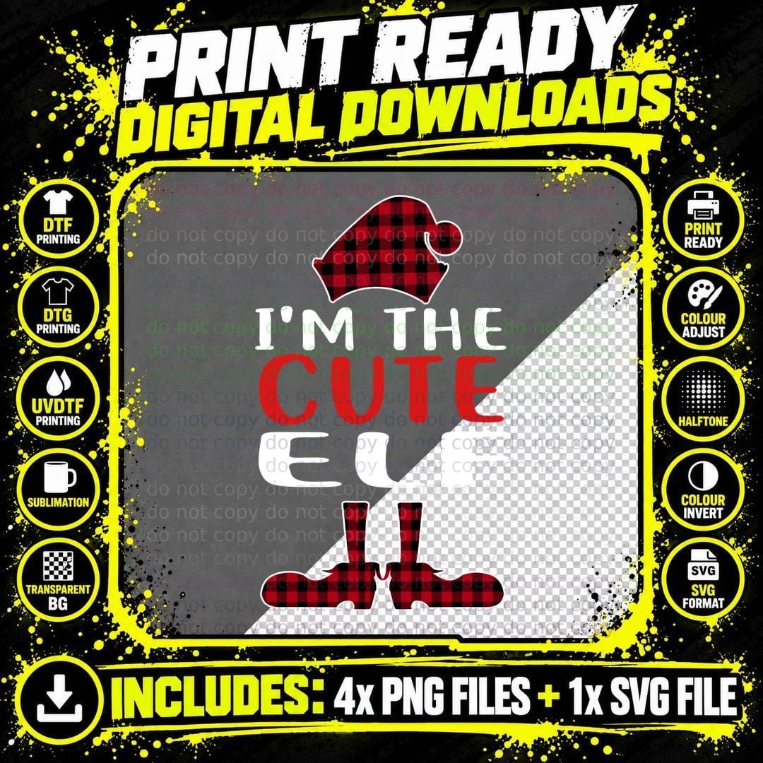 Buffalo Plaid Christmas T-Shirt, Festive Holiday Design Png SVG Digital Bundle