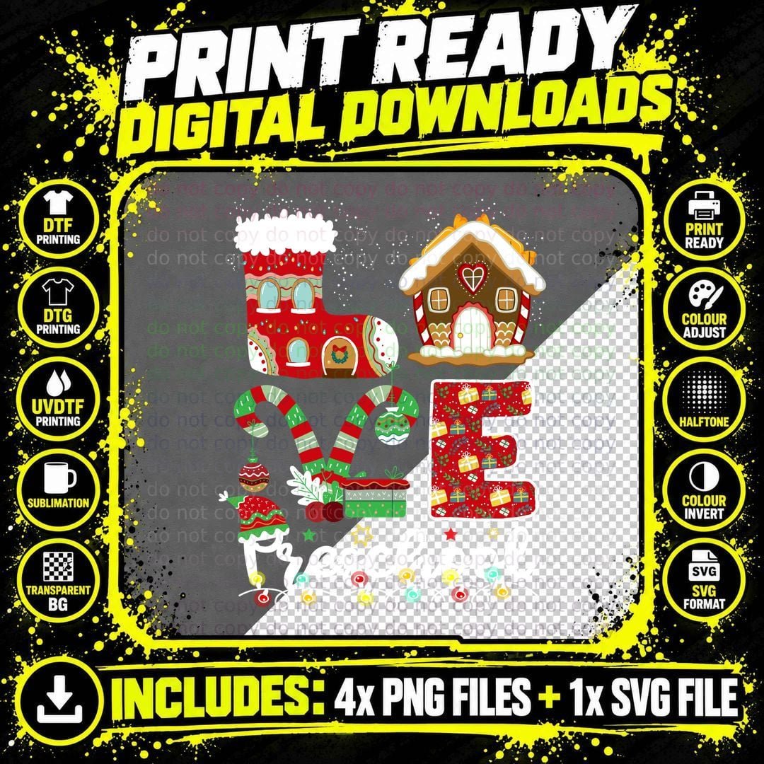 Christmas Candy Cane T-Shirt, Festive Holiday Style Png SVG Digital Bundle