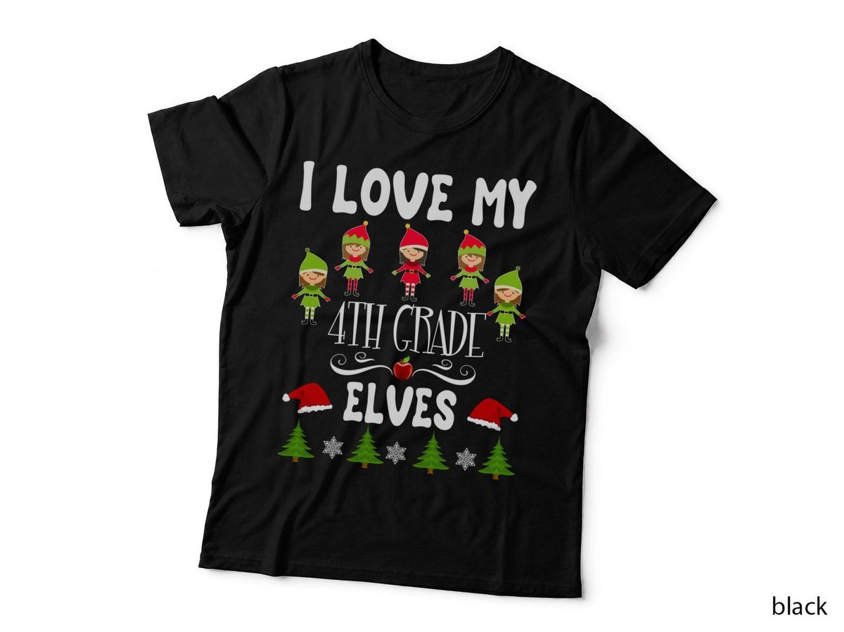 Christmas Elves T-Shirt, Holiday Cheer Design, Teacher Gift Idea