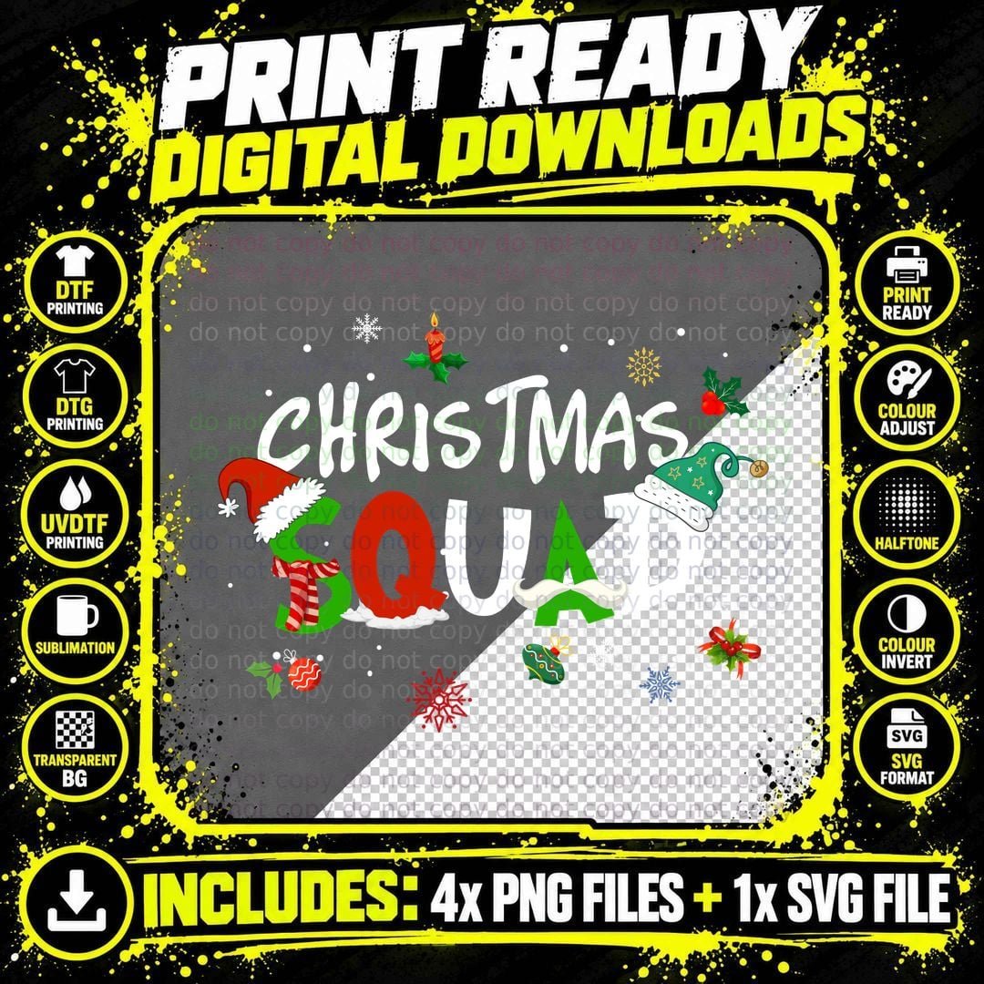 Christmas Holiday Santa Hat T-Shirt, Festive Xmas Design Png SVG Digital Bundle