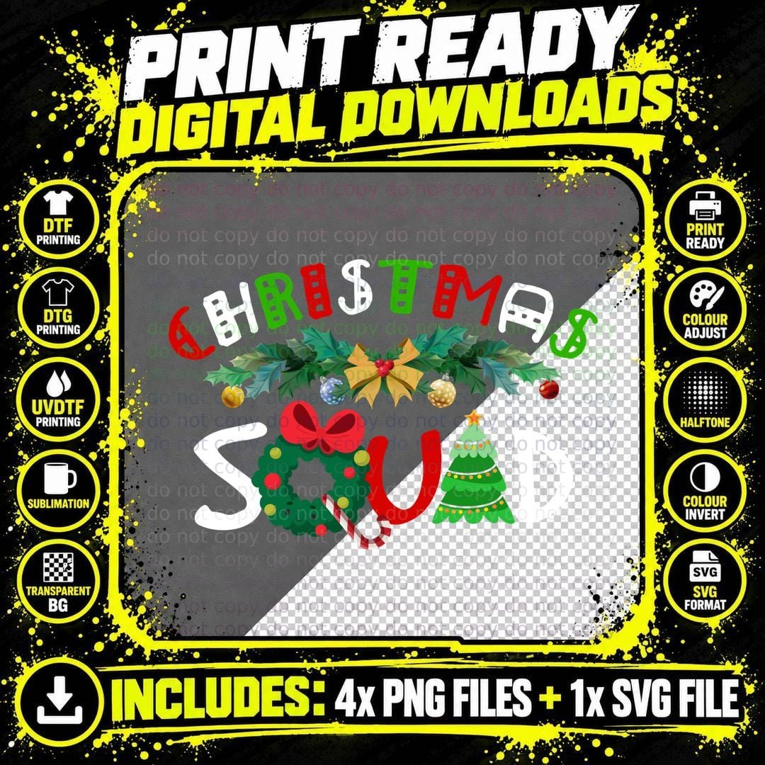 Christmas Holiday Wreath T-Shirt, Festive Christmas Theme Png SVG Digital Bundle