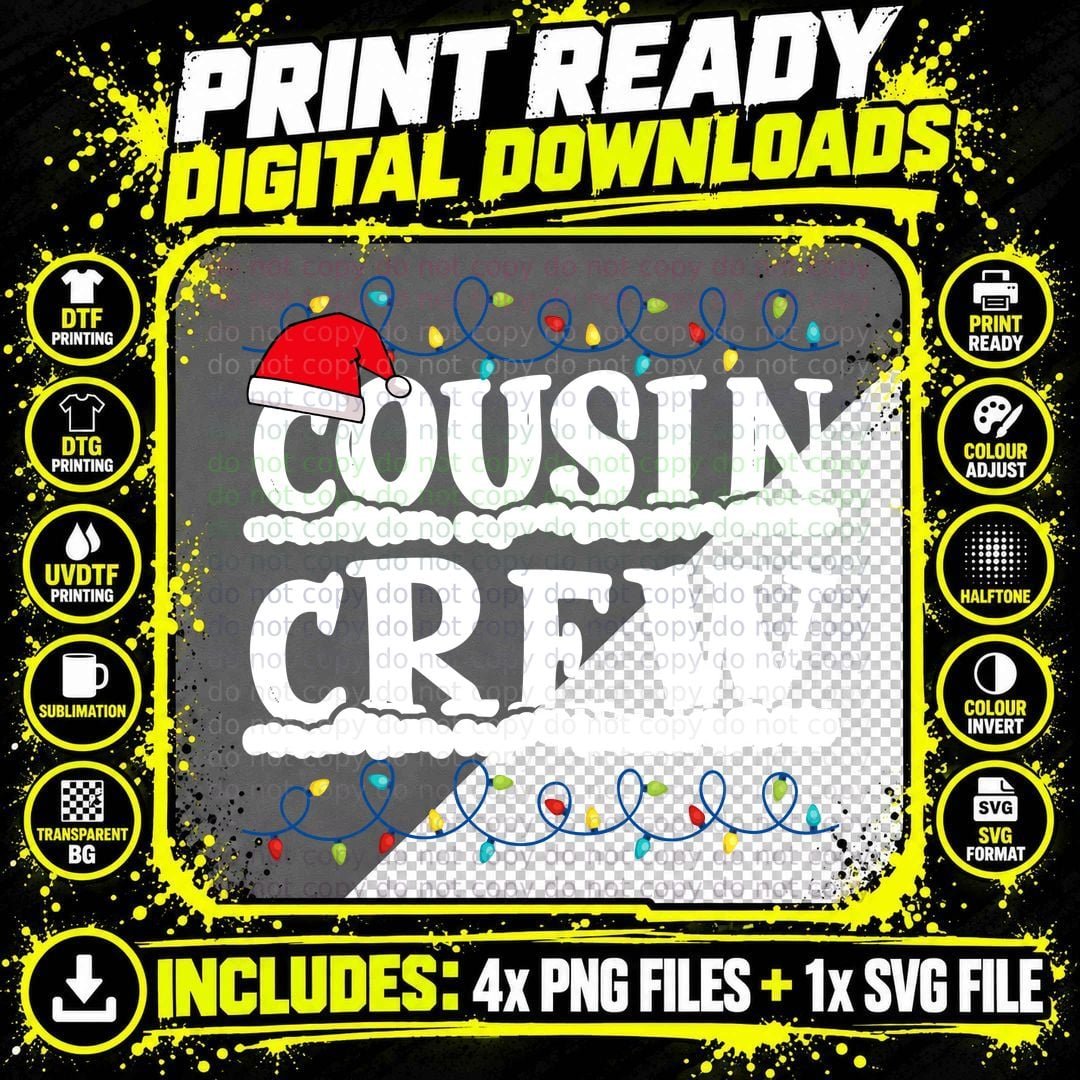 Christmas Lights T-Shirt, Festive Holiday Style Png SVG Digital Bundle