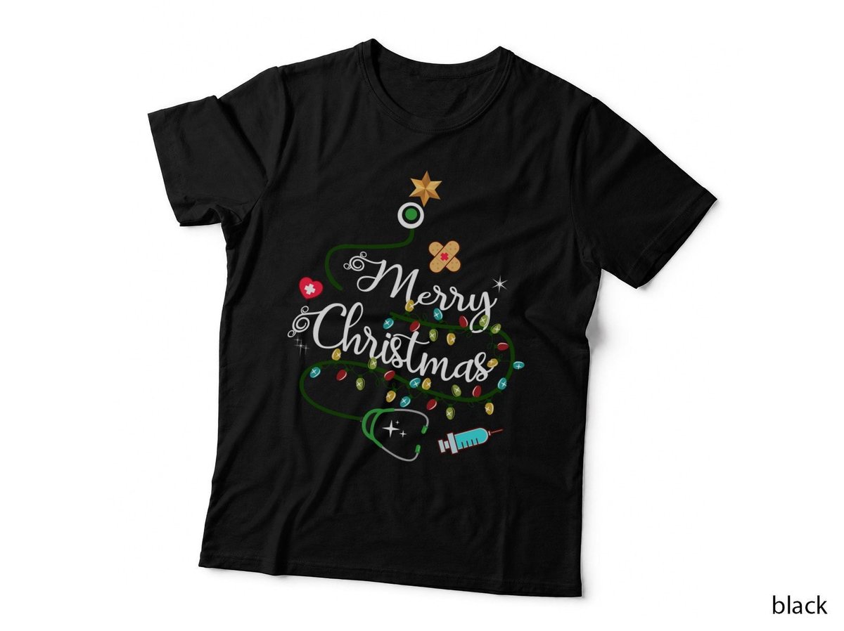 Christmas Medical Supplies T-Shirt, Holiday Lights Theme, Pet Lover Apparel