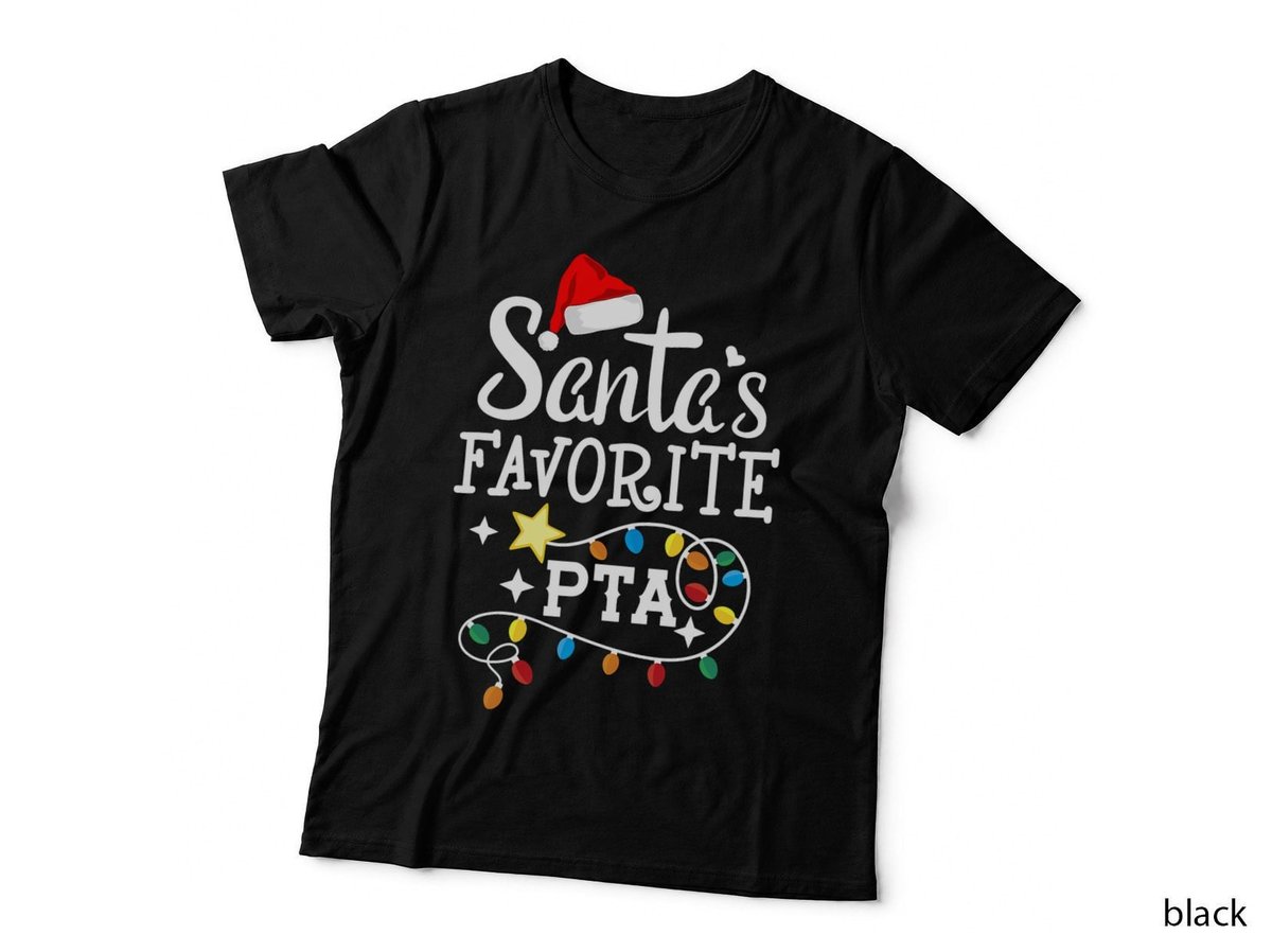 Christmas Physical Therapist Assistant Santa's Favorite PTA T-Shirt