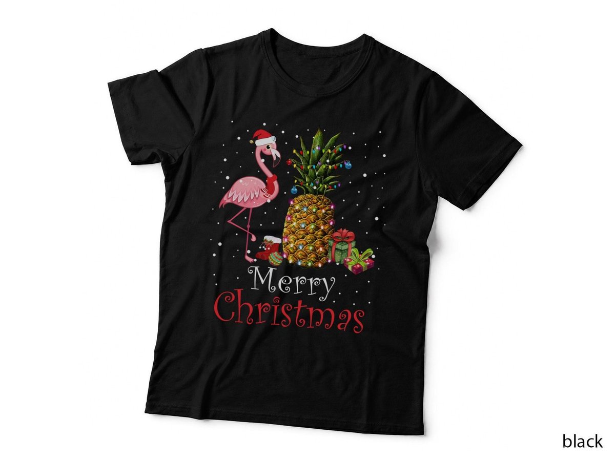 Christmas Pineapple T-Shirt, Festive Holiday Print, Holiday Vibes